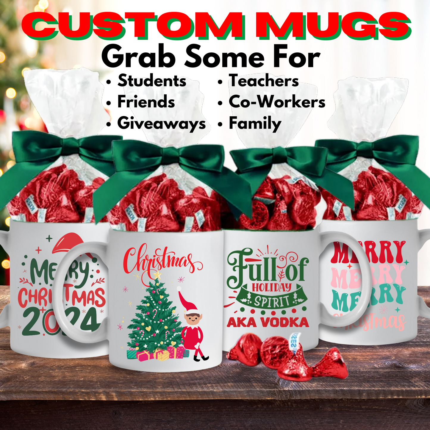 Christmas 11oz. Ceramic Mug (choose design)