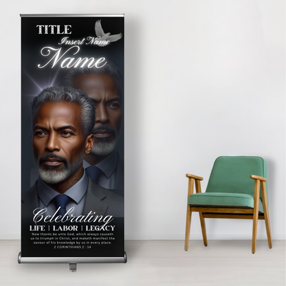 Memorial Retractable Banner (*2 week processing)