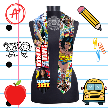 Children's 60 inch Grad Stole
