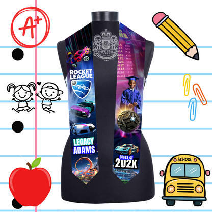Children's 60 inch Grad Stole