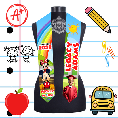 Children's 60 inch Grad Stole