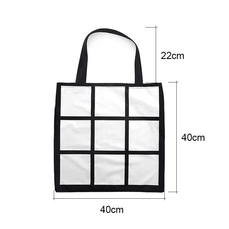 9 Panel Tote Bag