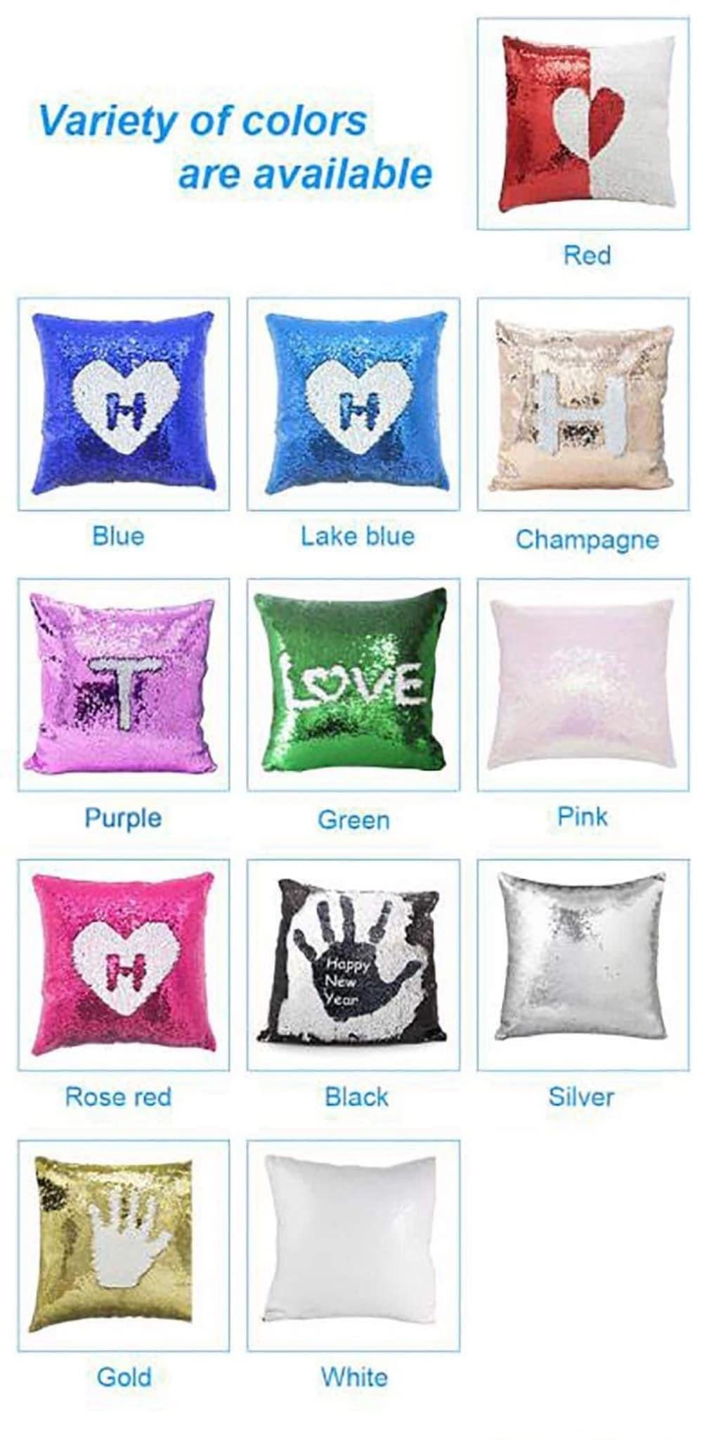 Reversible Sequins Pillow Cover