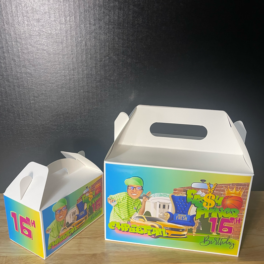 Custom Large Gable Favor Boxes (MOQ=12)