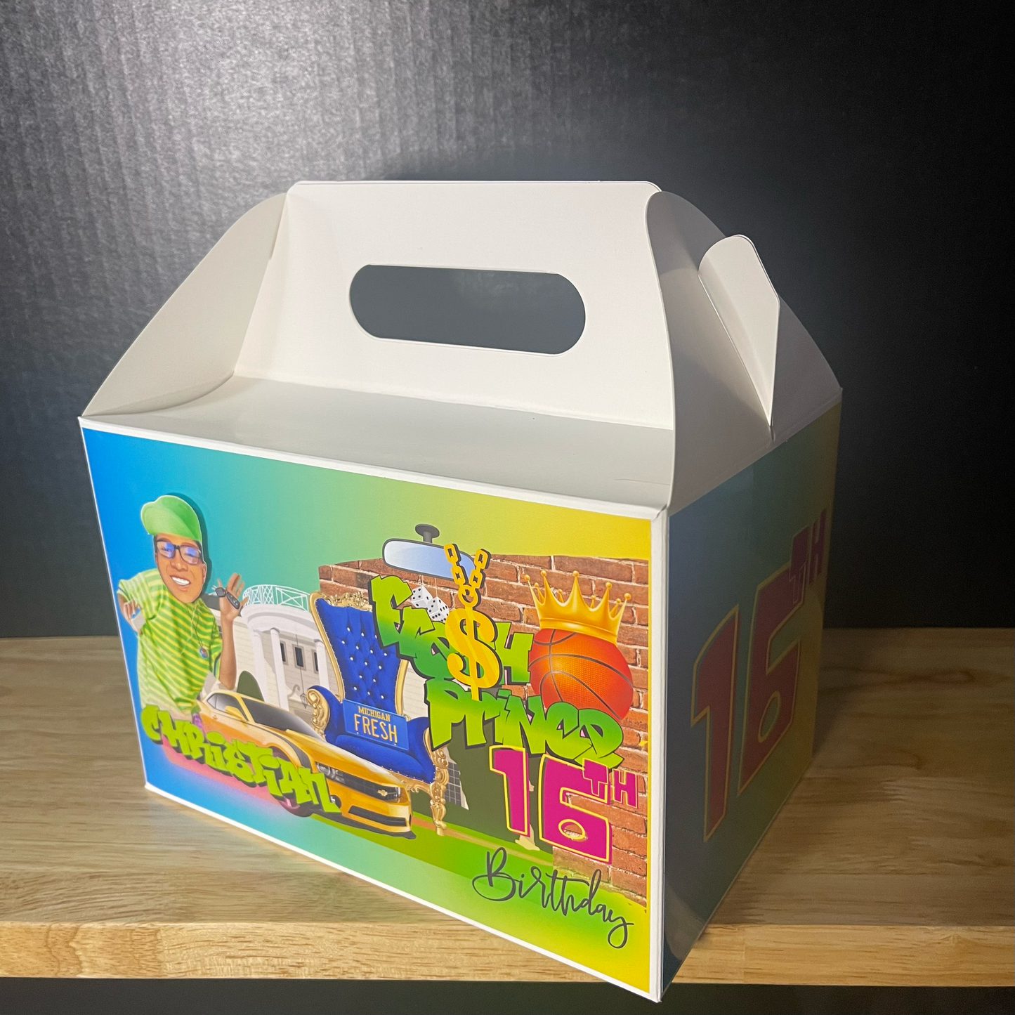 Custom Large Gable Favor Boxes (MOQ=12)