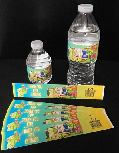 Custom Water Bottle **Label Only** (MOQ=12)