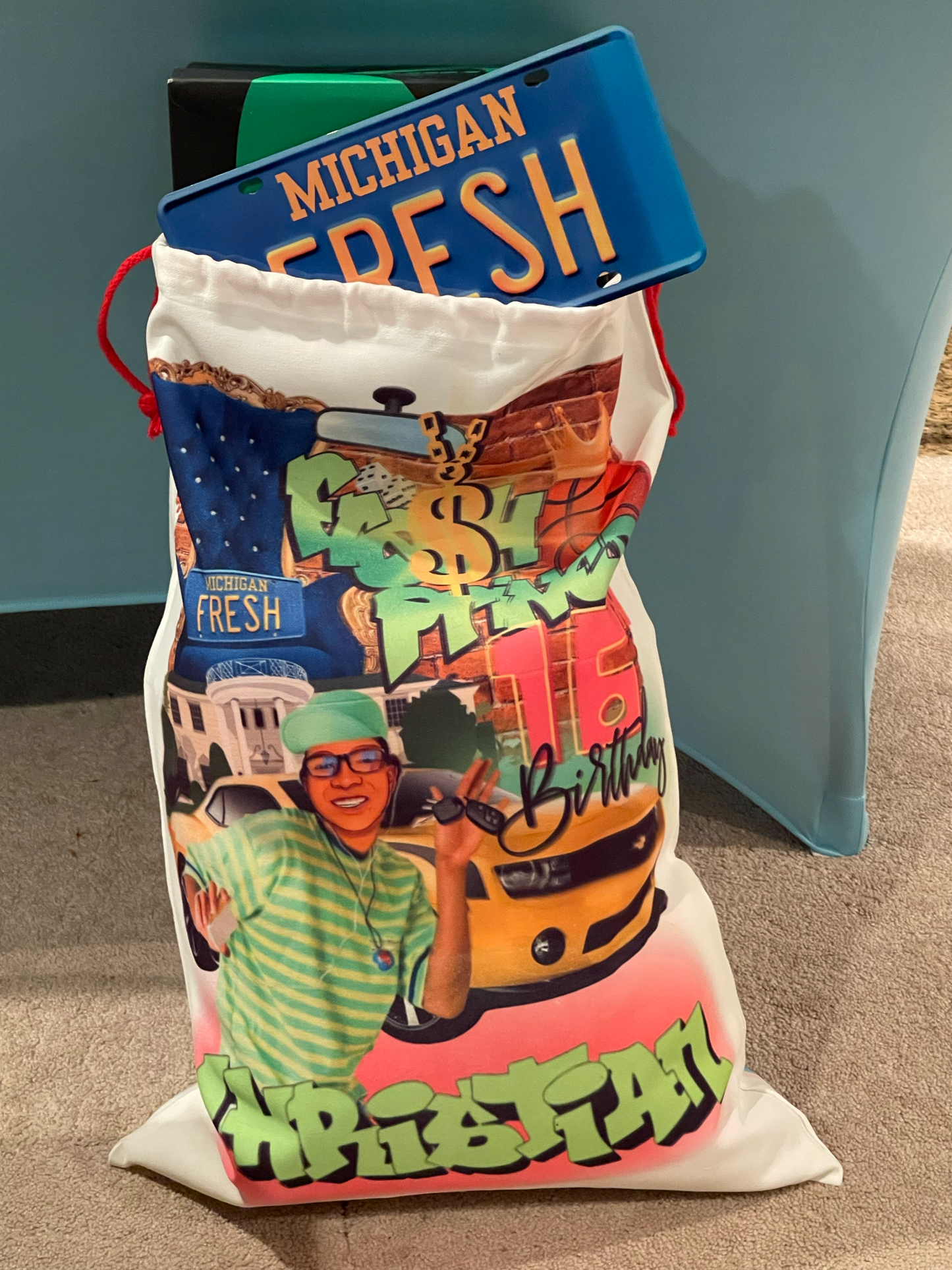 Custom Canvas Gift Sack