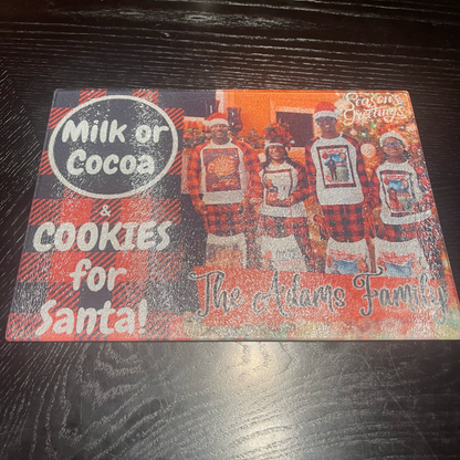 Santa's Milk and Cookie Tray