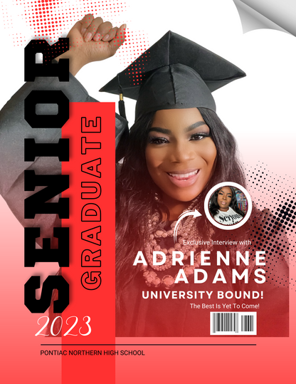 Celebrate your achievements with our Grad Magazine Posters! Personalized with a Grad themed cover, it's the perfect way to announce your success and display it as a keepsake. Order yours today and show off your Grad success!